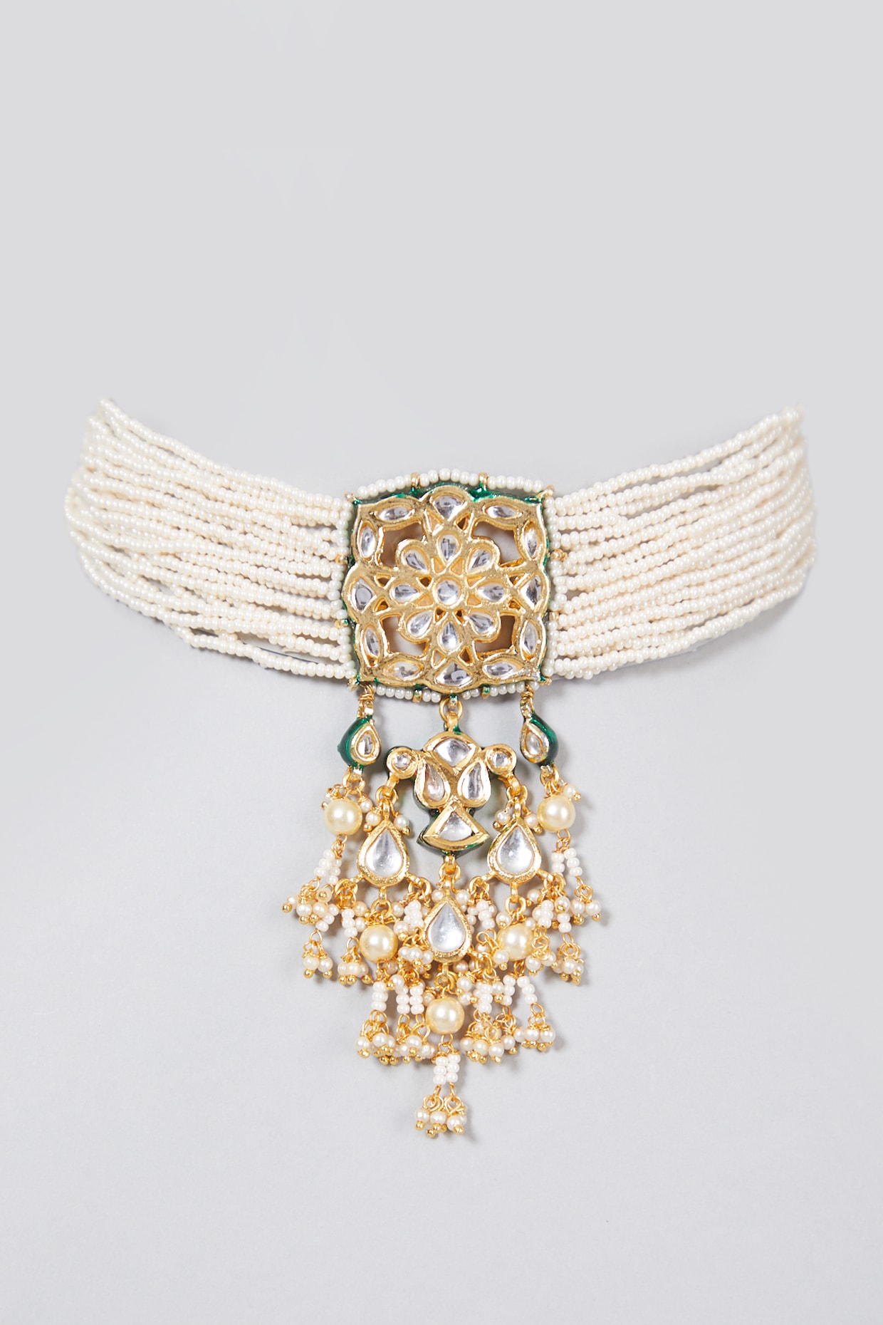 Moti gold choker Clearance