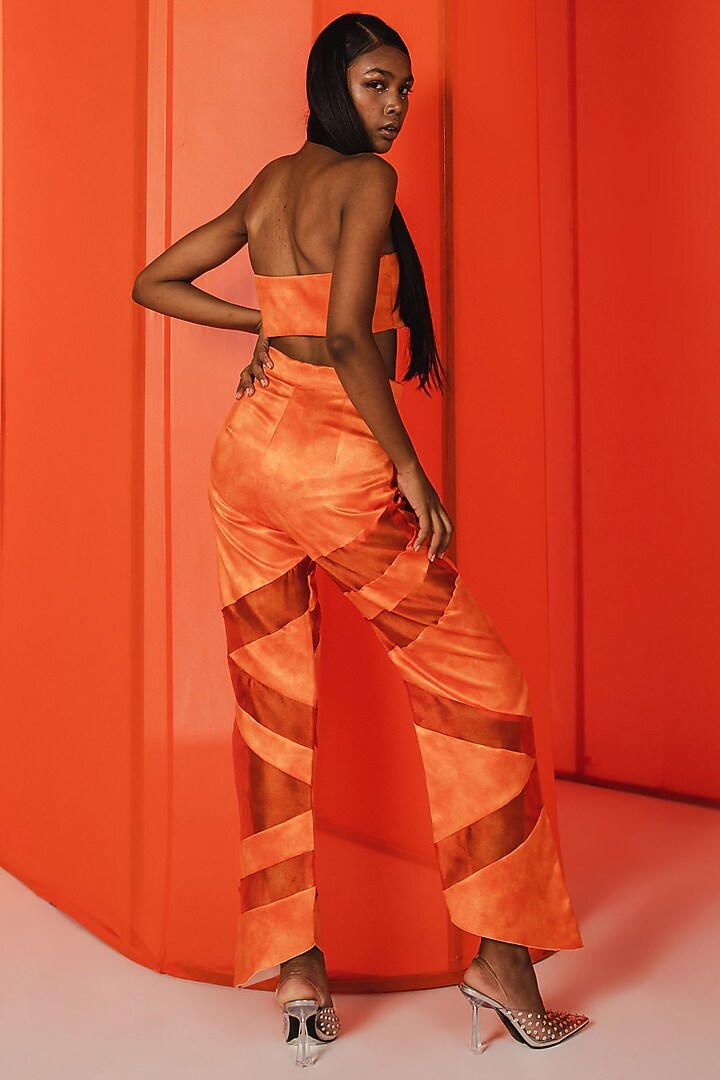Orange Cotton Co-Ord Set by July Issue at Pernia's Pop Up Shop