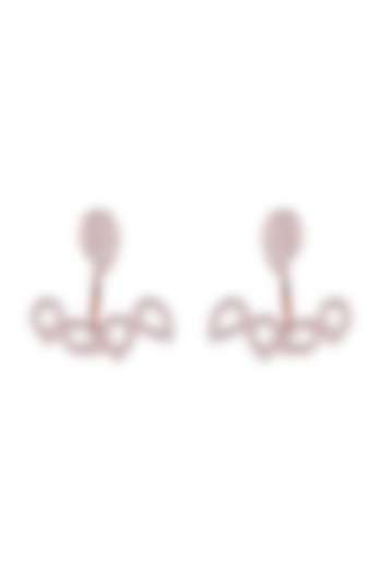 Rose Gold Finish Detachable Earrings by JewelitbySZ at Pernia's Pop Up Shop