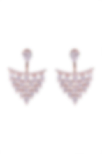 Rose Gold Finish Earrings by JewelitbySZ