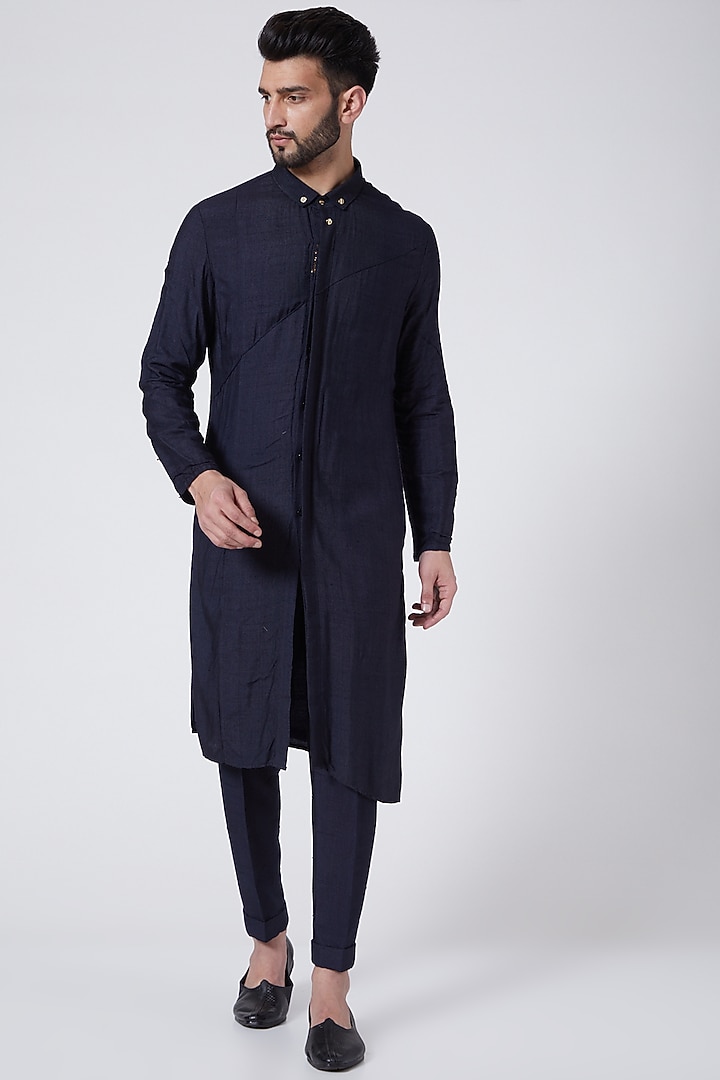 Maroon Embroidered Contemporary Groom Indowestern Jacket Set by Jatin Malik at Pernia's Pop Up Shop