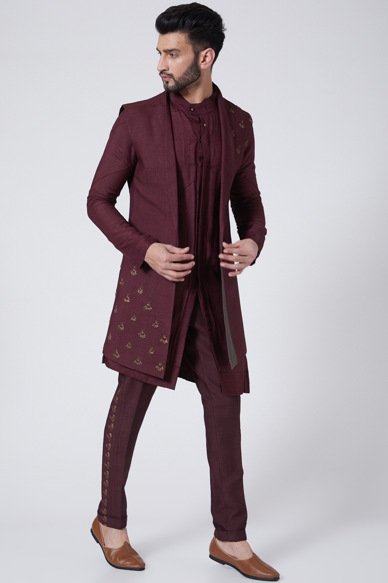 kurta with shrug