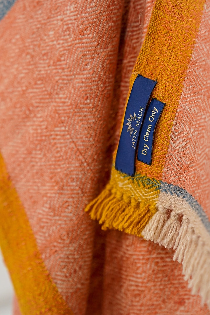 Multi-Colored Hand Made Pashmina Shawl by Jatin Malik at Pernia's Pop Up Shop