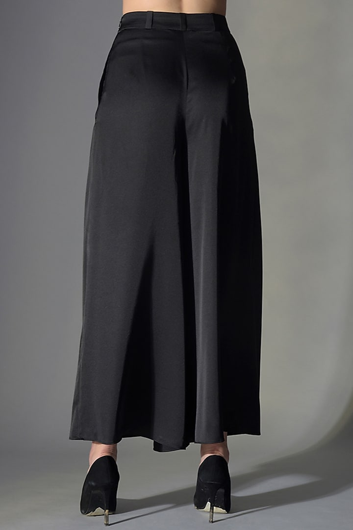 Black Flared Trousers by Jan & April at Pernia's Pop Up Shop