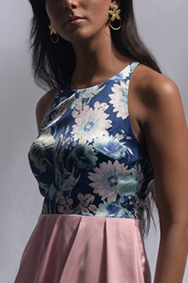 Soft Pink Floral Wrap Summer Dress by Jan & April at Pernia's Pop Up Shop