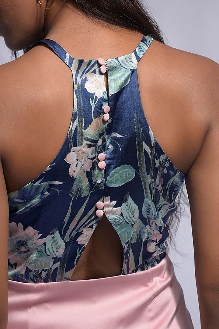 Soft Pink Floral Wrap Summer Dress by Jan & April at Pernia's Pop Up Shop