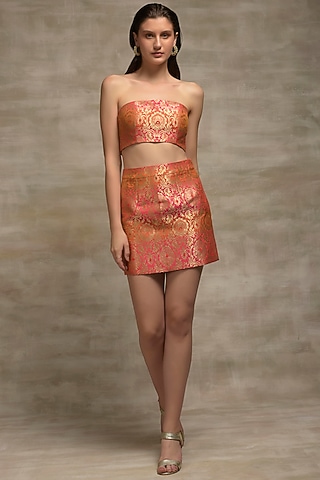 Tangerine Zari Bustier by Jan & April