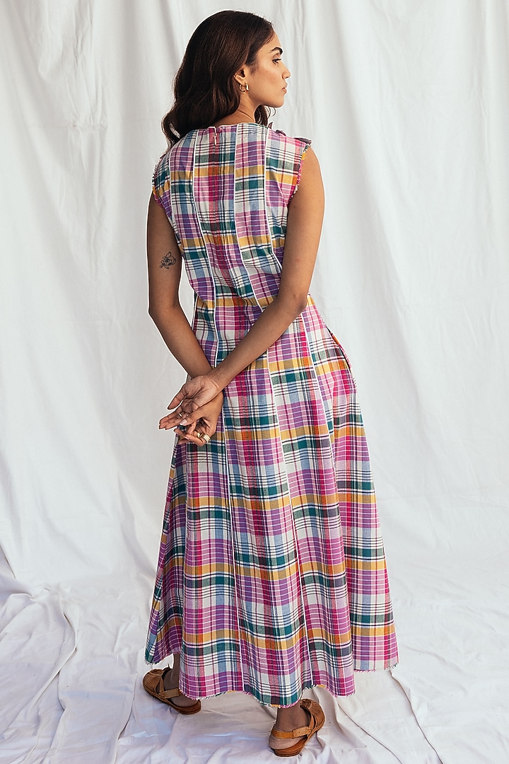 Pink Cotton Embroidered Summer Dress by Jodi at Pernia's Pop Up Shop
