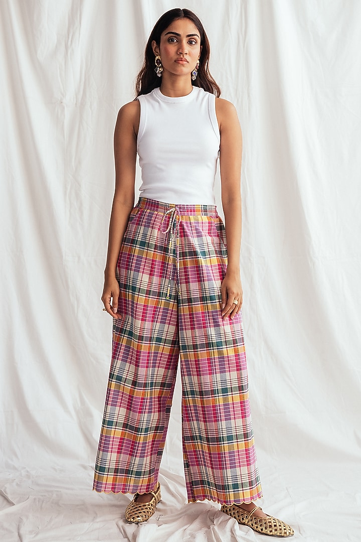 Pink Cotton Trousers by Jodi at Pernia's Pop Up Shop