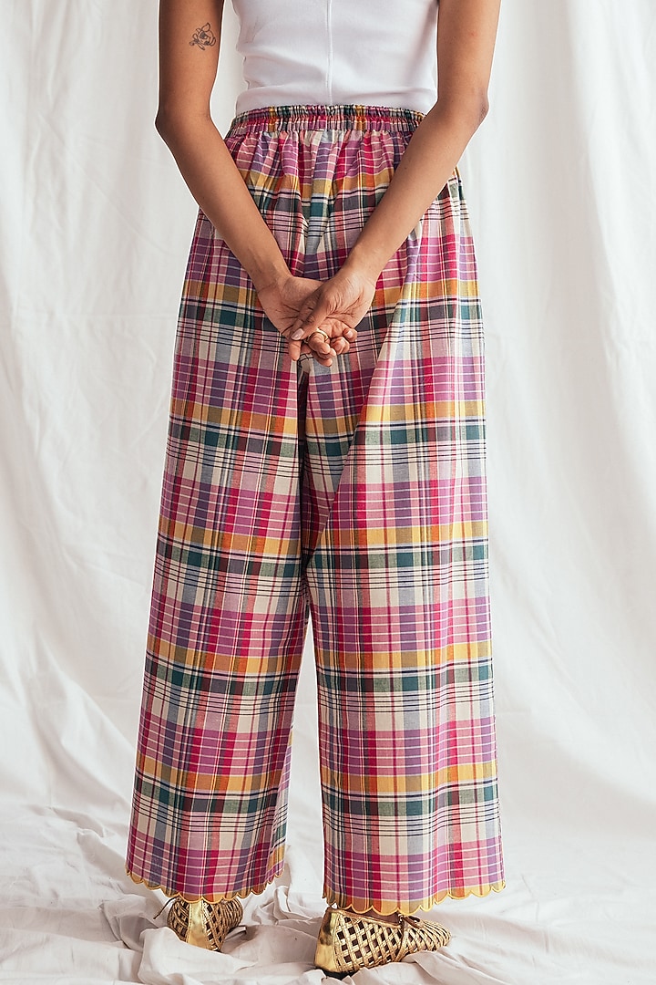Pink Cotton Trousers by Jodi at Pernia's Pop Up Shop