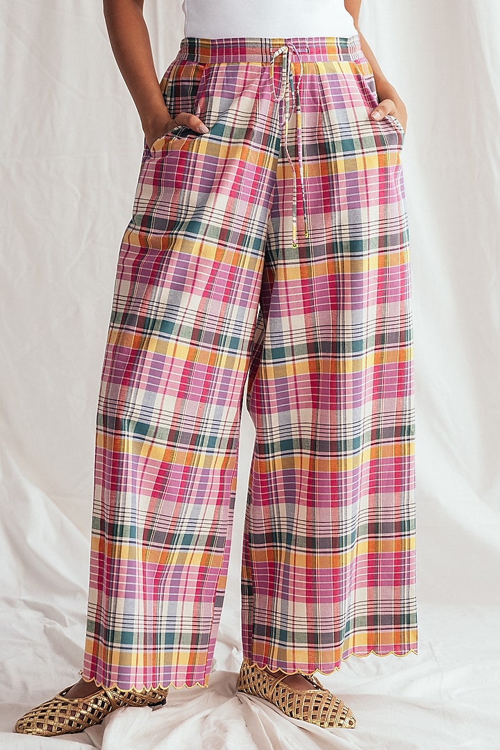 Pink Cotton Trousers by Jodi at Pernia's Pop Up Shop