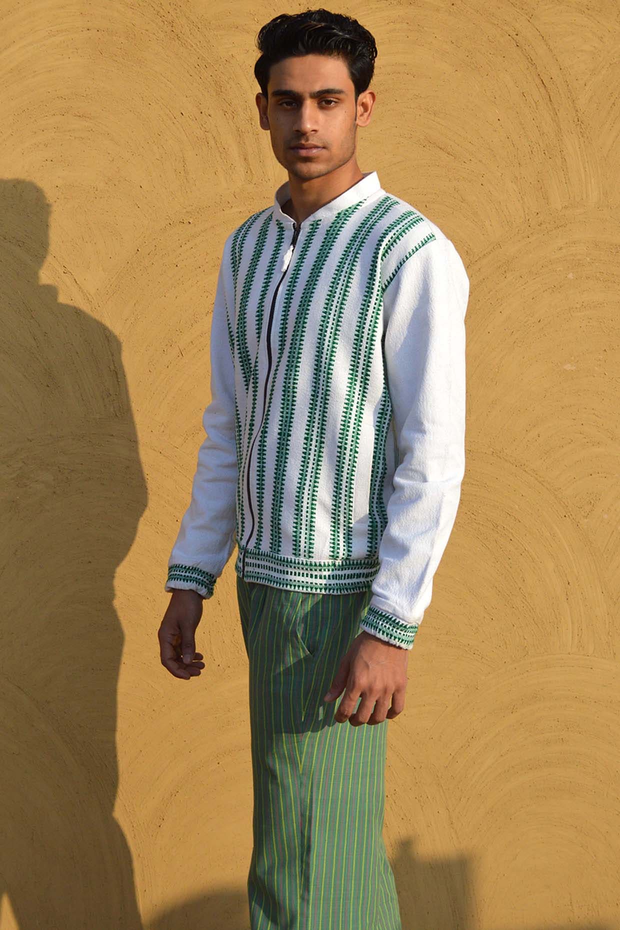 emerald green bomber