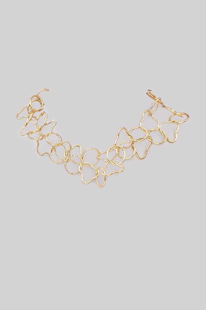 Gold Plated Layered Chain Necklace by Johori at Pernia's Pop Up Shop