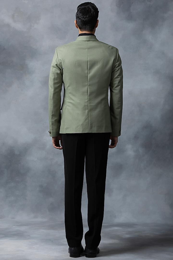 Green Suiting Blazer by Sarab Khanijou at Pernia's Pop Up Shop