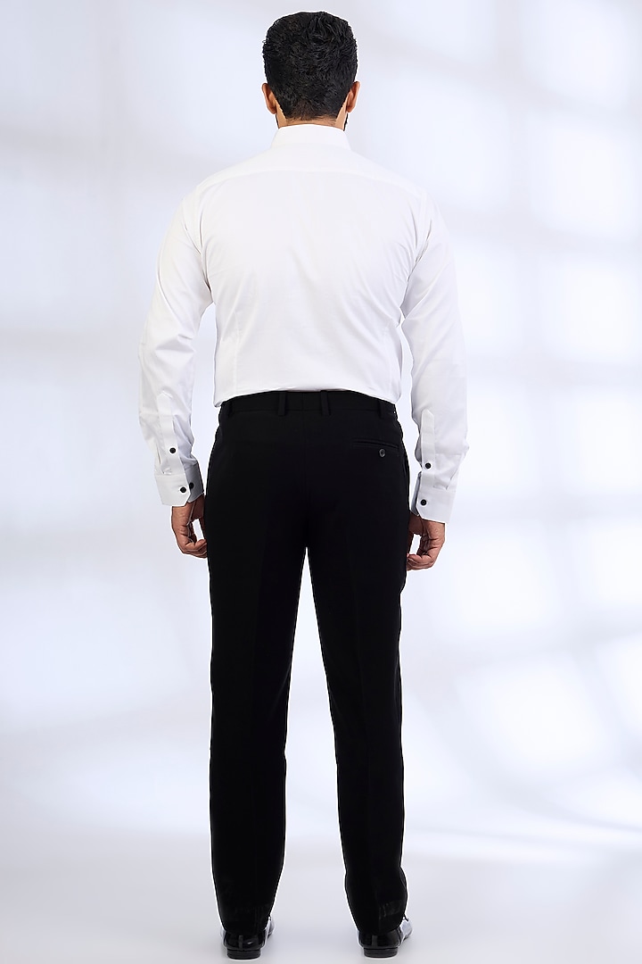 Black Suiting Tuxedo Set by Sarab Khanijou at Pernia's Pop Up Shop