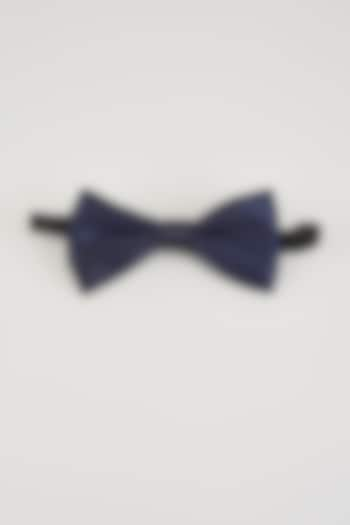 Midnight Blue Silk Bow-Tie by Sarab Khanijou