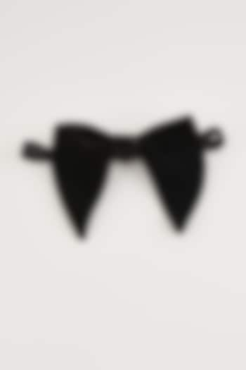 Black Velvet Bow-Tie by Sarab Khanijou