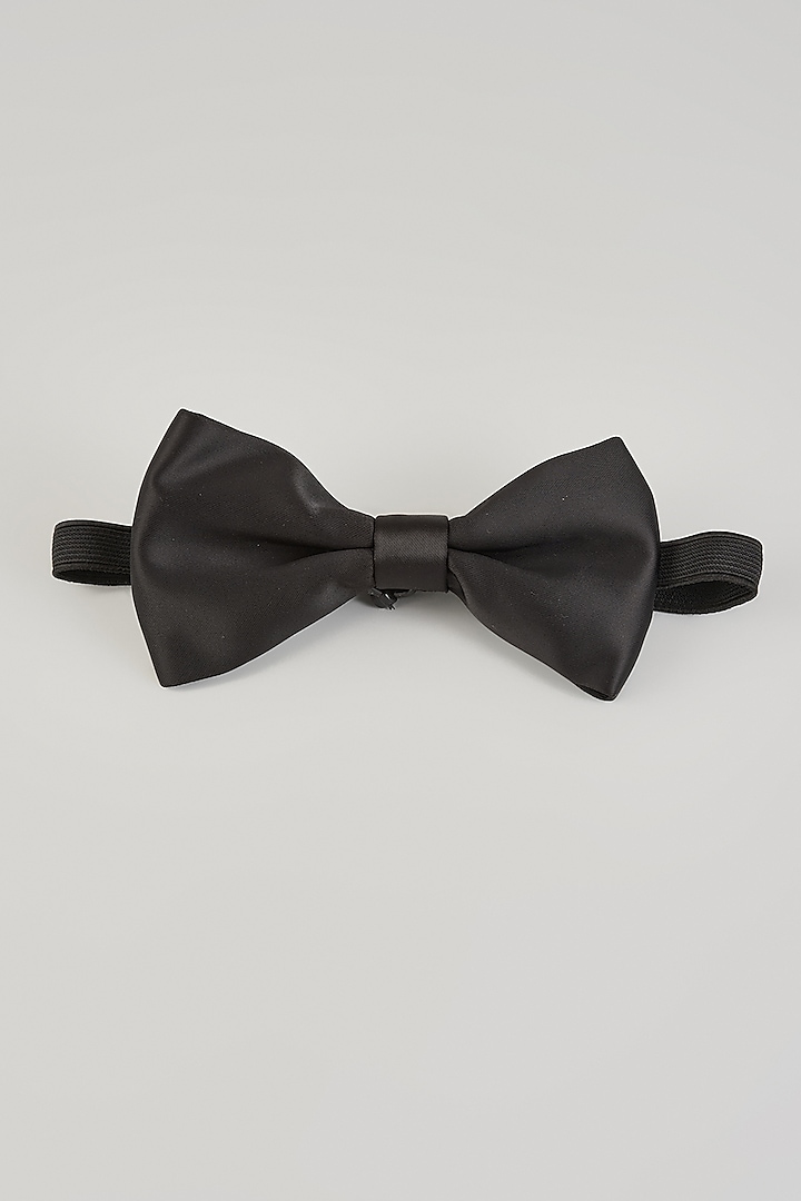 Black Silk Bow-Tie by Sarab Khanijou