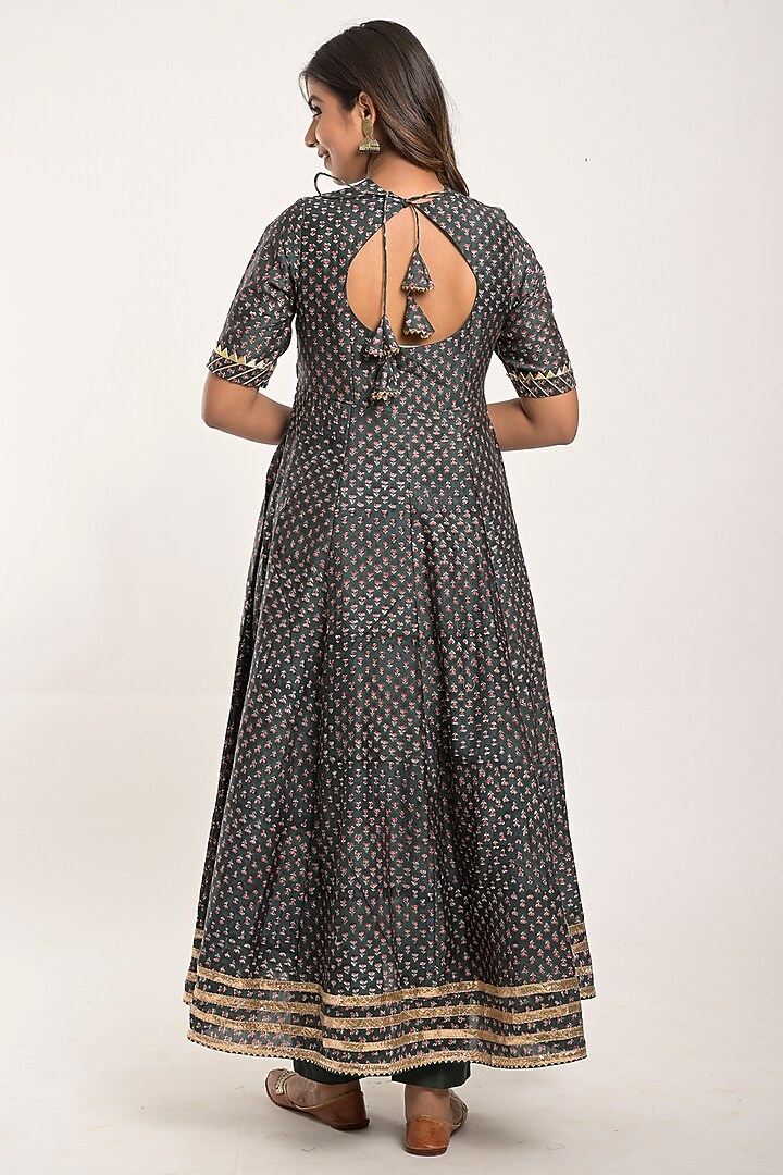 Anchor Printed Anarkali Set by Jaipuri banno at Pernia's Pop Up Shop