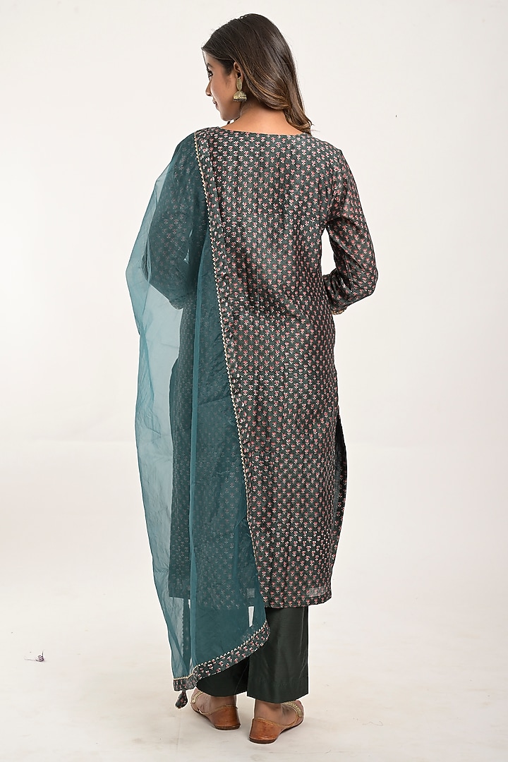 Anchor Printed Kurta Set by Jaipuri banno at Pernia's Pop Up Shop