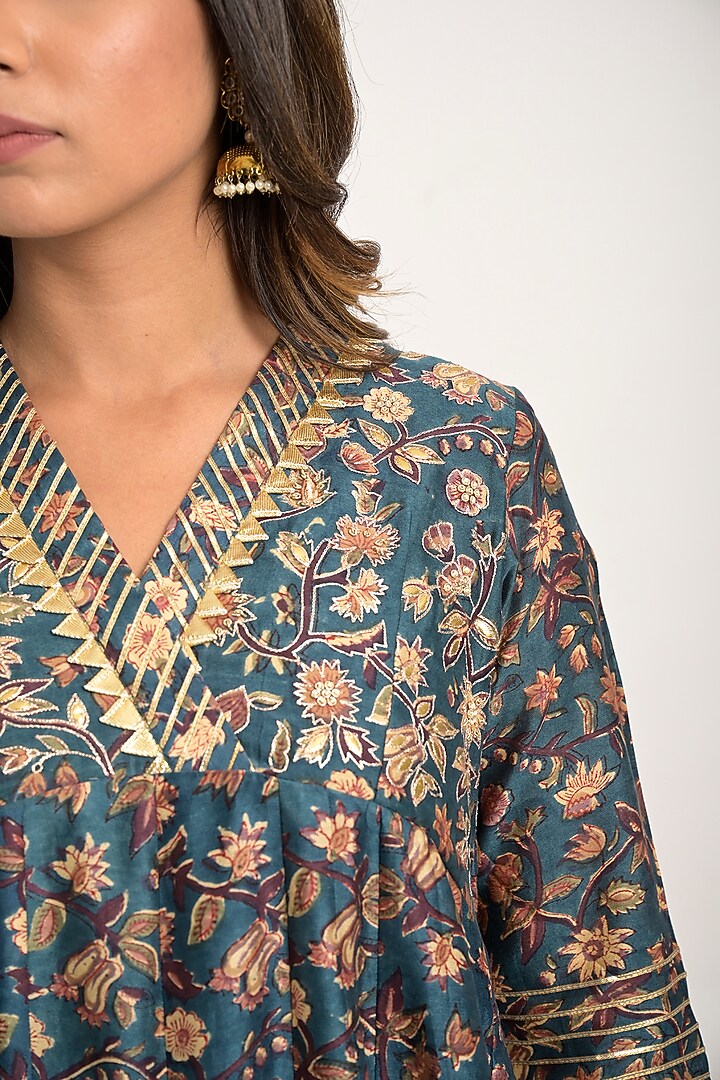 Yale Printed Anarkali Set by Jaipuri banno at Pernia's Pop Up Shop