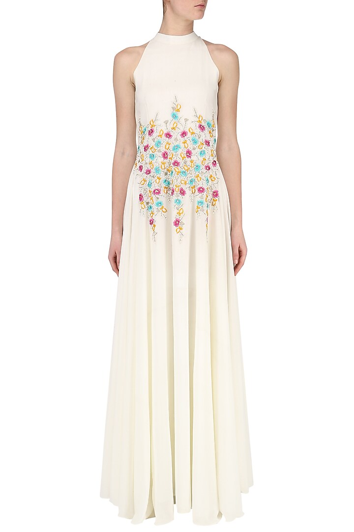White Embroidered Gown available only at Pernia's Pop Up Shop.