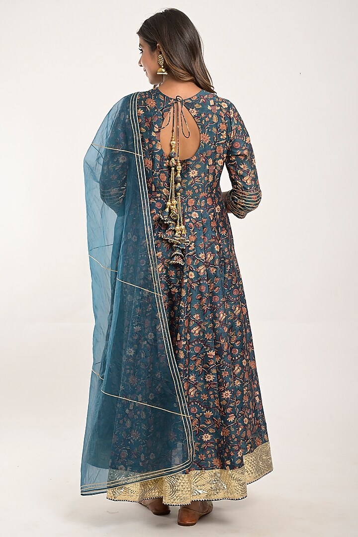 Yale Printed Anarkali Set by Jaipuri banno at Pernia's Pop Up Shop