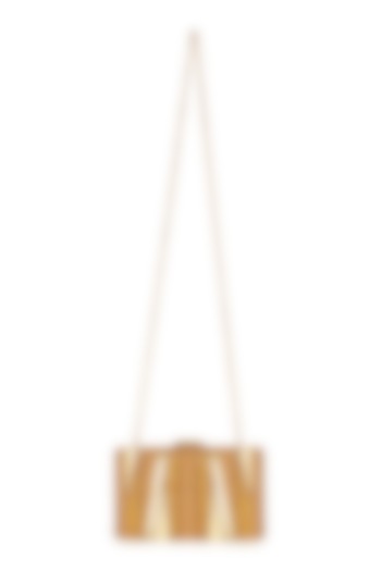 Multi-Colored Polyester Embroidered Box Clutch by Jasbir Gill at Pernia's Pop Up Shop