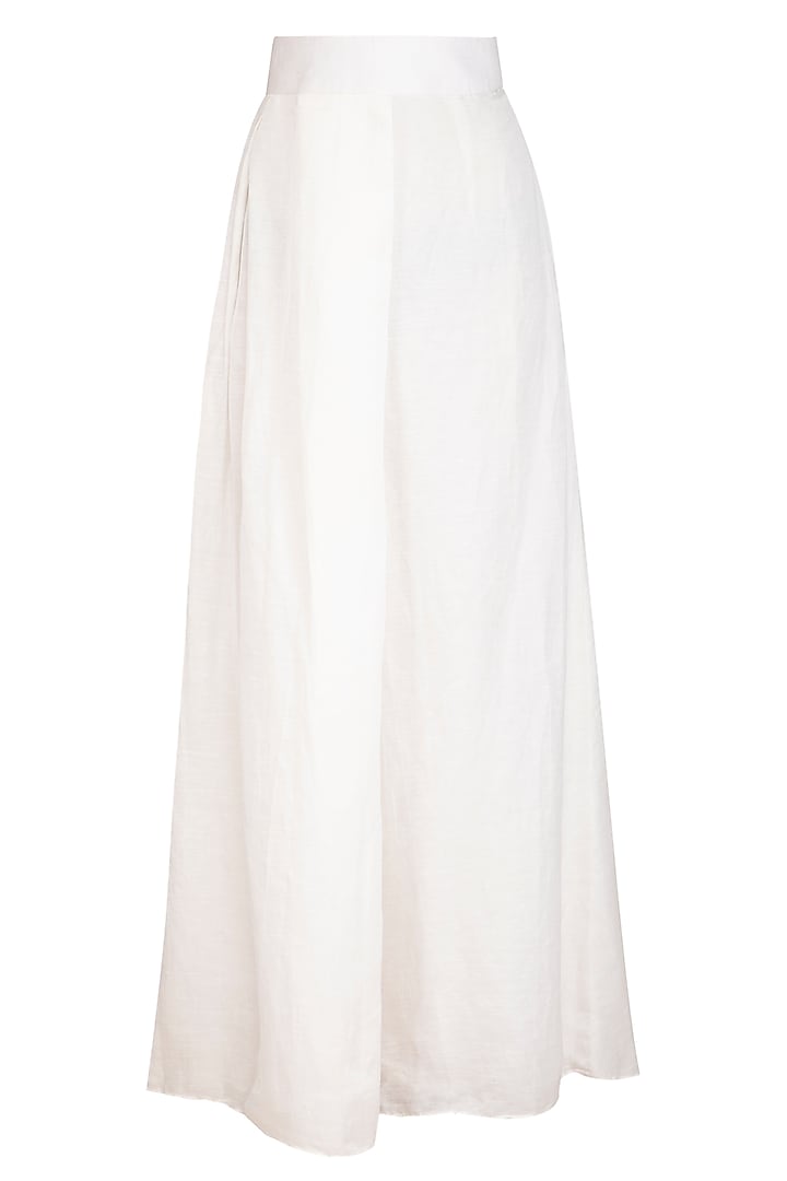 Ivory & White Lucknowi Jacket With Kurta by Jyoti Sachdev Iyer at Pernia's Pop Up Shop