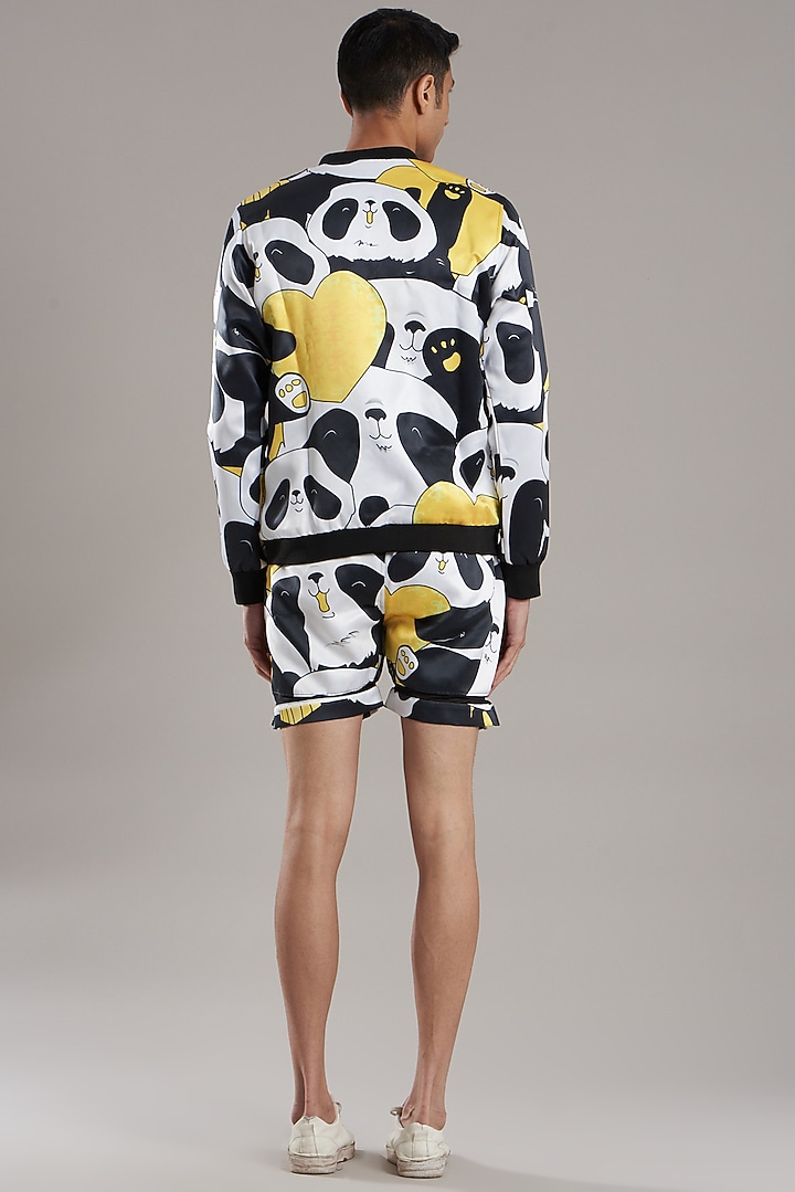 Multi-Colored Printed Jacket by Jubinav Chadha Men at Pernia's Pop Up Shop