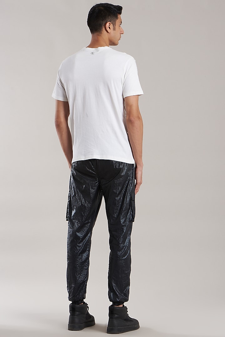 White Cotton T-Shirt by Jubinav Chadha Men at Pernia's Pop Up Shop