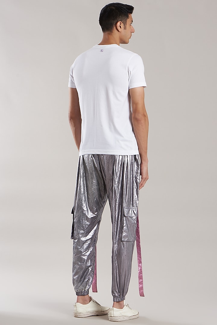 White Jersey T-Shirt by Jubinav Chadha Men at Pernia's Pop Up Shop