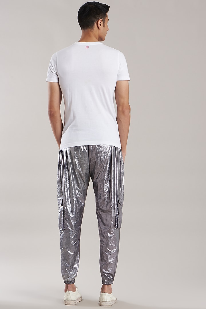 White Cotton Jersey T-Shirt by Jubinav Chadha Men at Pernia's Pop Up Shop