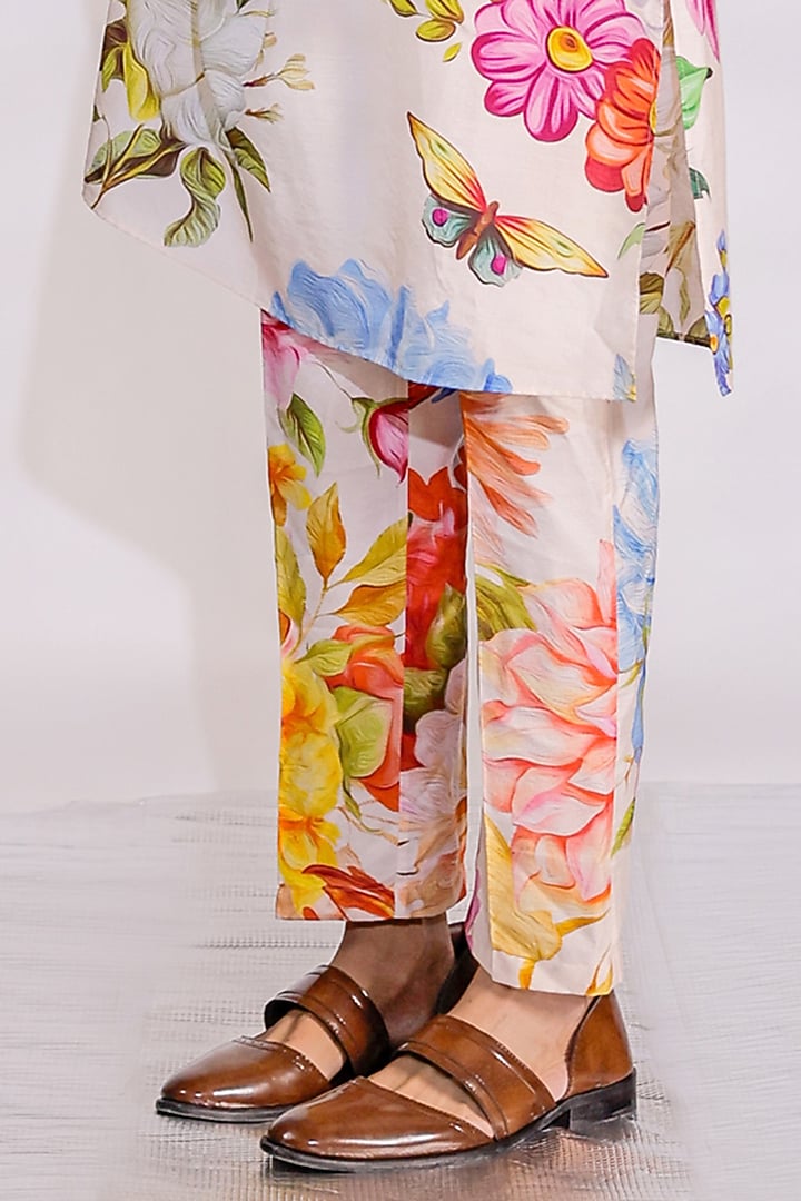 Blush Pink Satin Pearl Embroidered Nehru Jacket Set by Jubinav Chadha Men at Pernia's Pop Up Shop