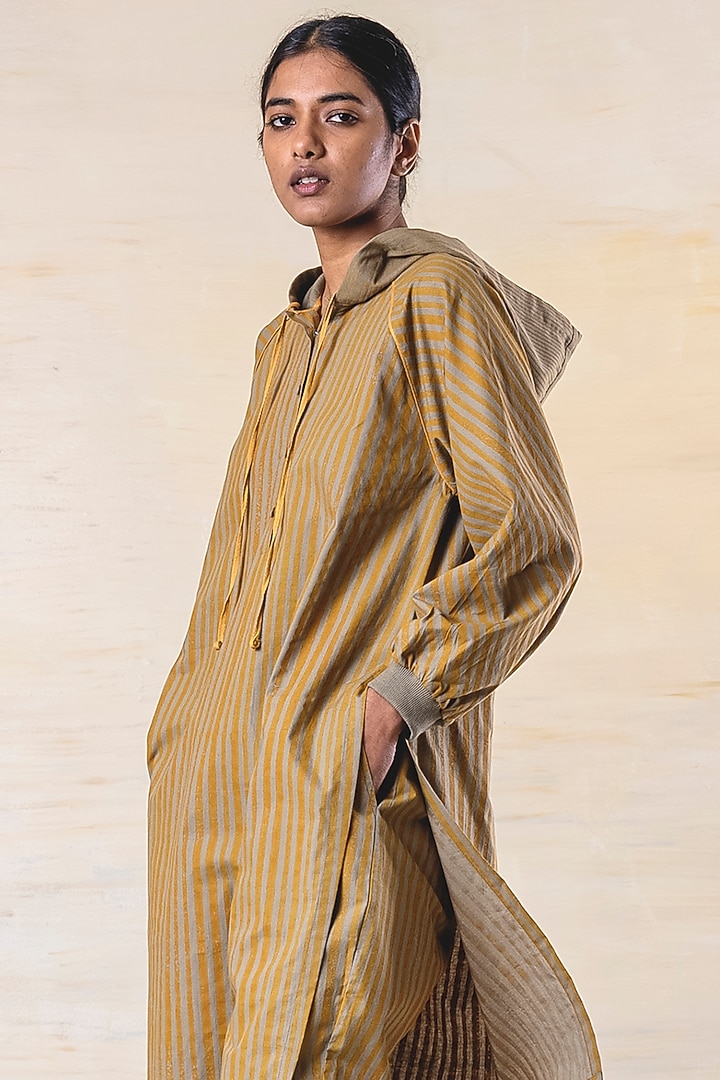 Olive Cotton Tunic Set by June 20 at Pernia's Pop Up Shop