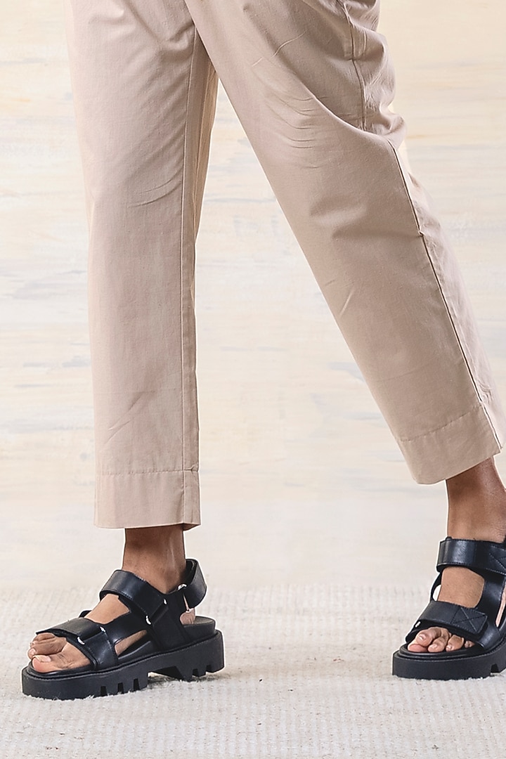Olive Cotton Pant Set by June 20 at Pernia's Pop Up Shop