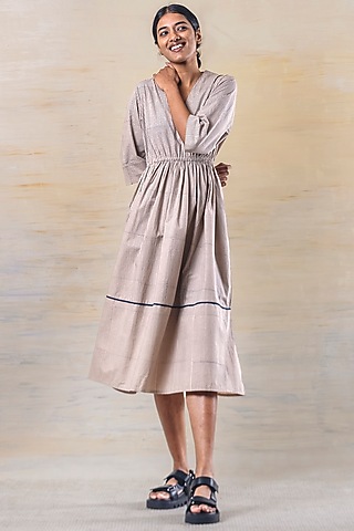 Birch Cotton Printed Dress by June 20