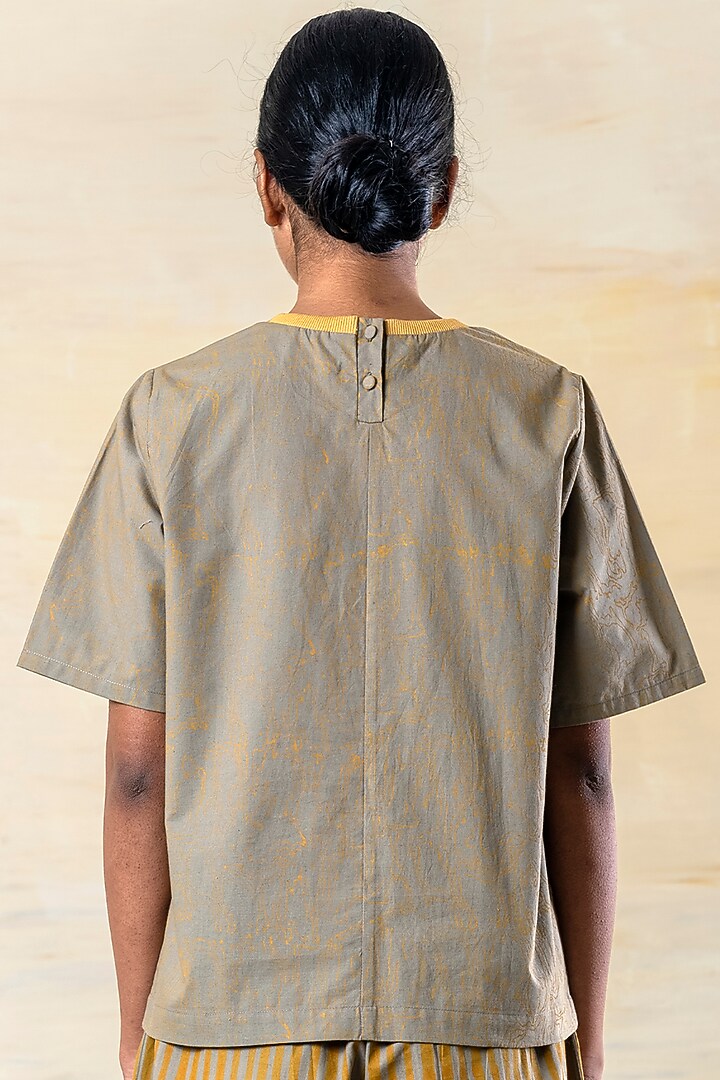 Olive & Mustard Cotton Co-Ord Set by June 20 at Pernia's Pop Up Shop