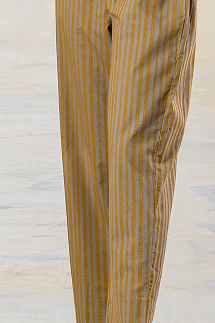 Olive & Mustard Cotton Co-Ord Set by June 20 at Pernia's Pop Up Shop