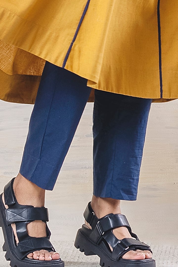 Mustard Cotton Kurta Set by June 20 at Pernia's Pop Up Shop