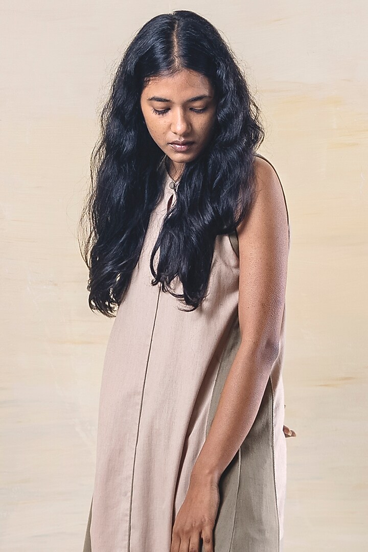 Birch & Olive Cotton Kurta Set by June 20 at Pernia's Pop Up Shop