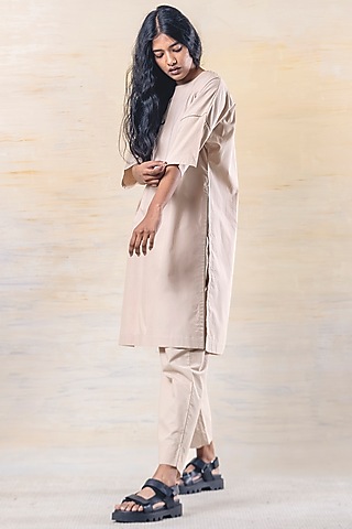 Birch Cotton Kurta Set by June 20