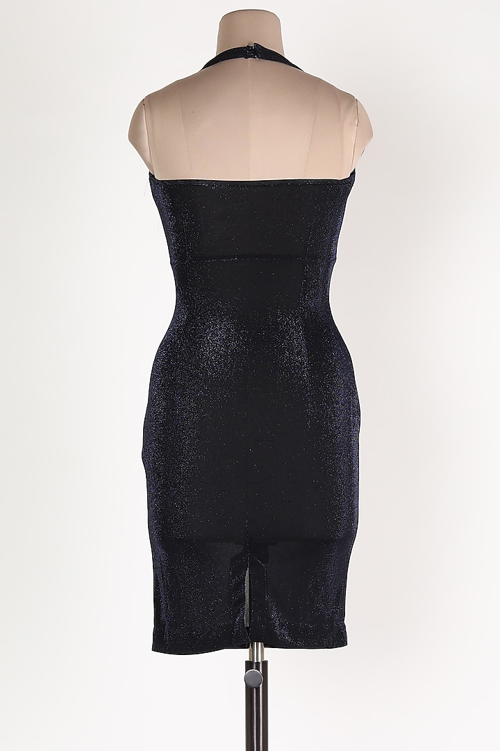 Midnight Blue Shimmer Summer Dress by Jesal Vora at Pernia's Pop Up Shop