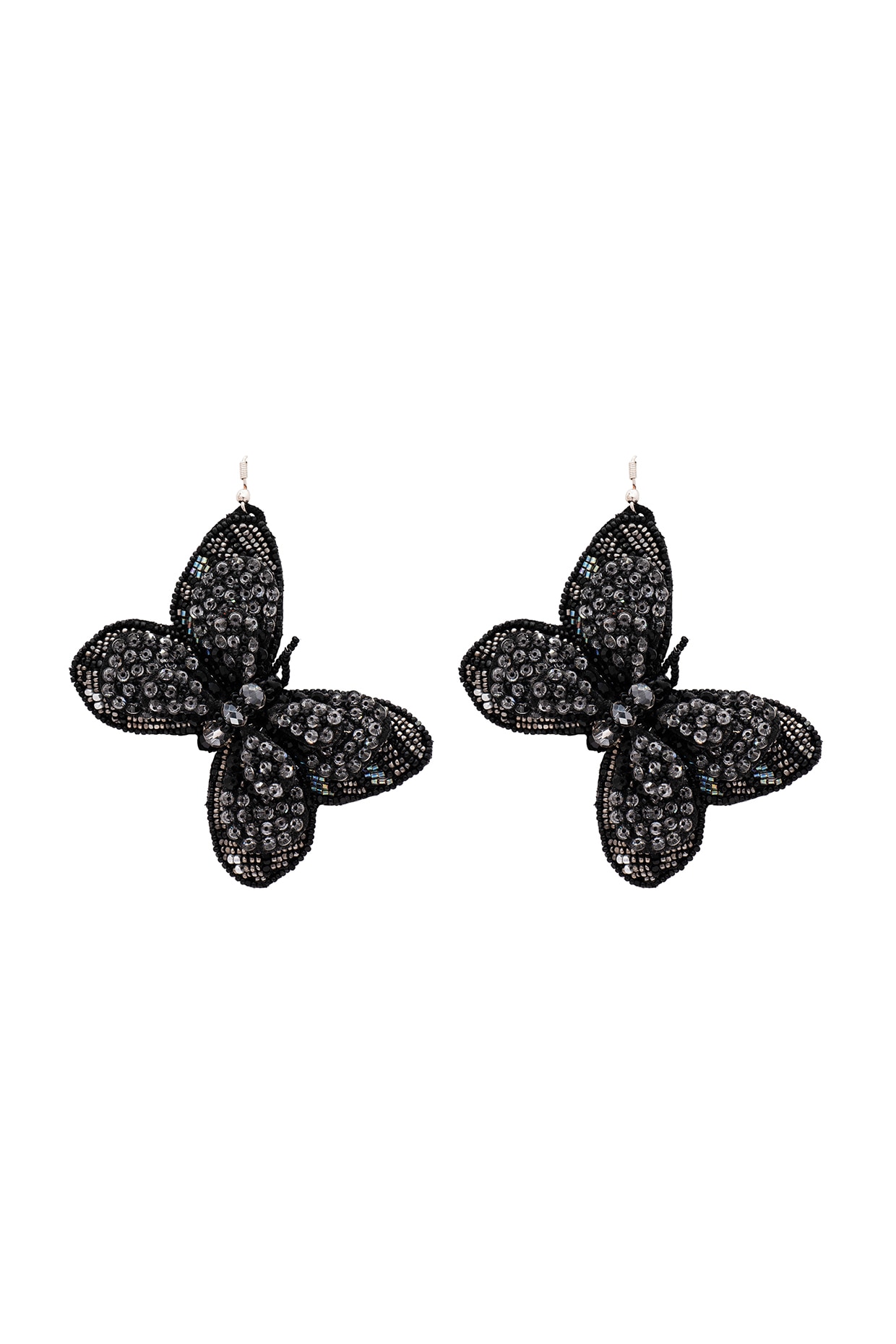 Buy Small Butterfly Earring Stud Black Colour For Girls at Amazon.in