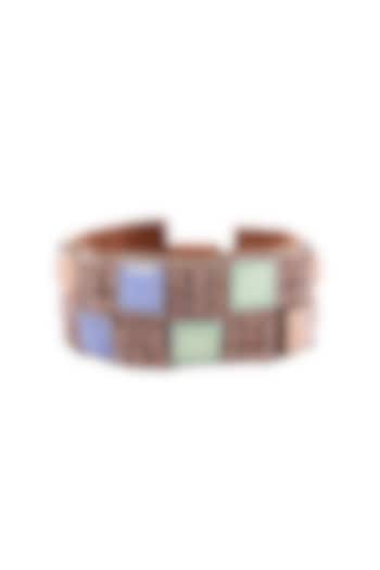 Multi-Colored Cuff Bracelet by Jyo Das Accessories