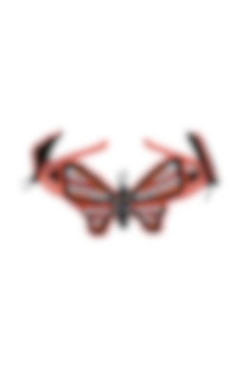 Multi-Colored Suede Hand Embroidered Hairband by Jyo Das Accessories at Pernia's Pop Up Shop