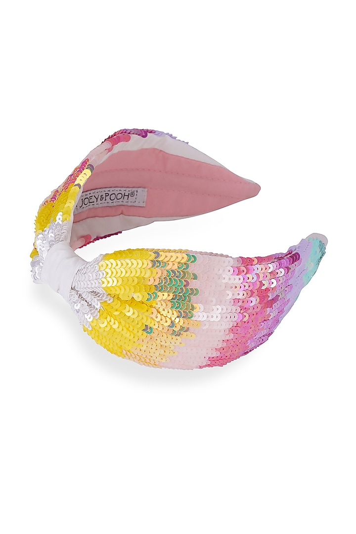 Multi Colored Headband With Sequins by Joey & Pooh