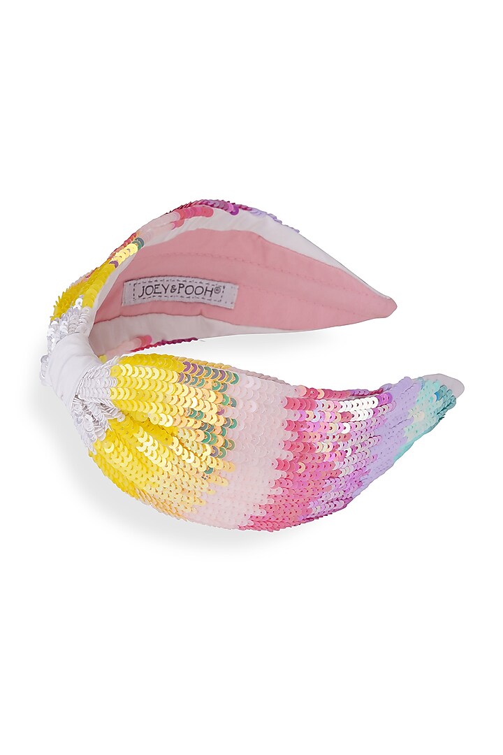 Multi Colored Headband With Sequins by Joey & Pooh at Pernia's Pop Up Shop
