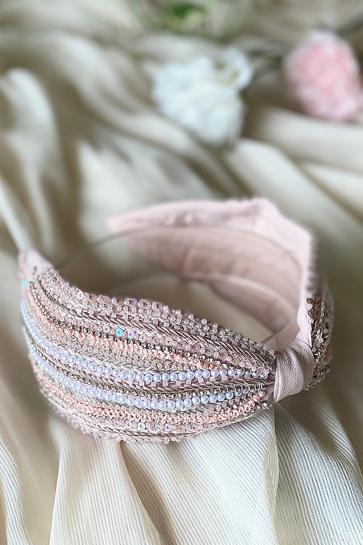 Pink Embellished Headband by Joey & Pooh