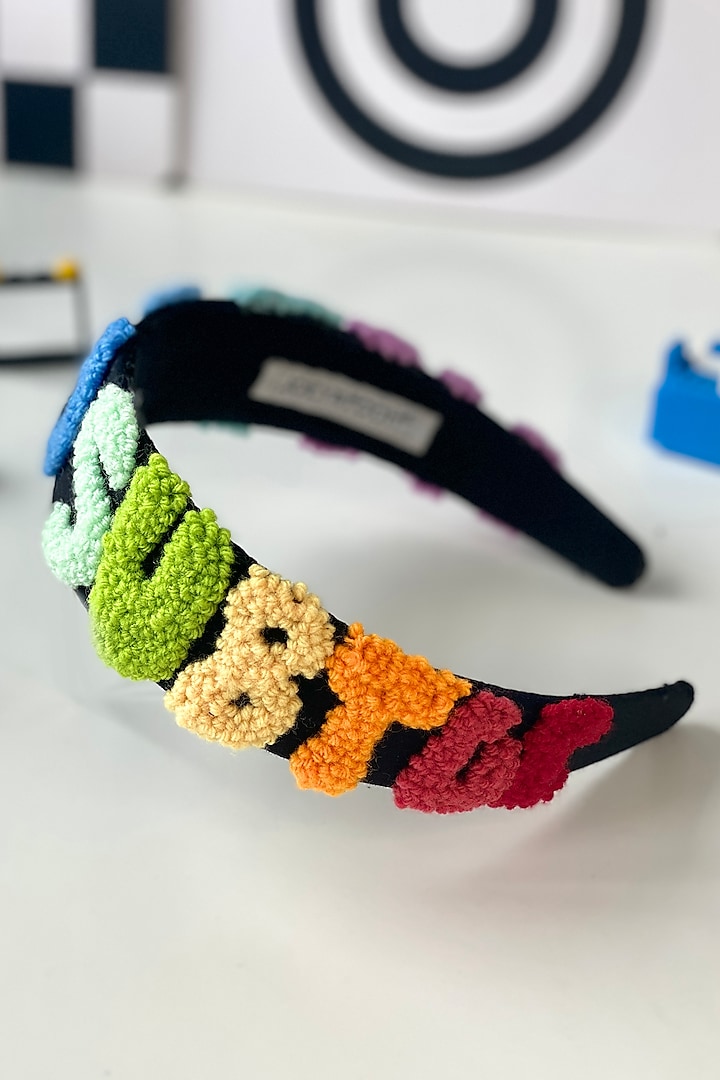 Multi-Colored Tufted Headband by Joey & Pooh